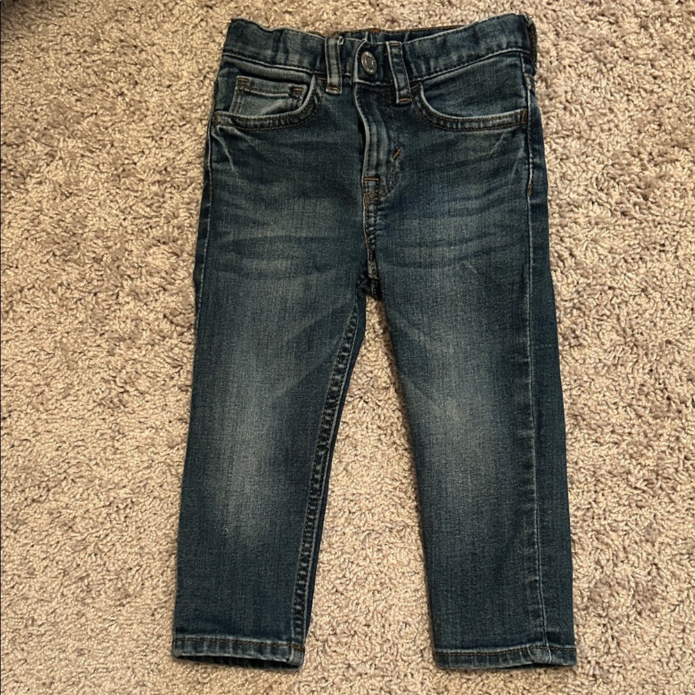 Toddler &Denim Dark Blue Jeans